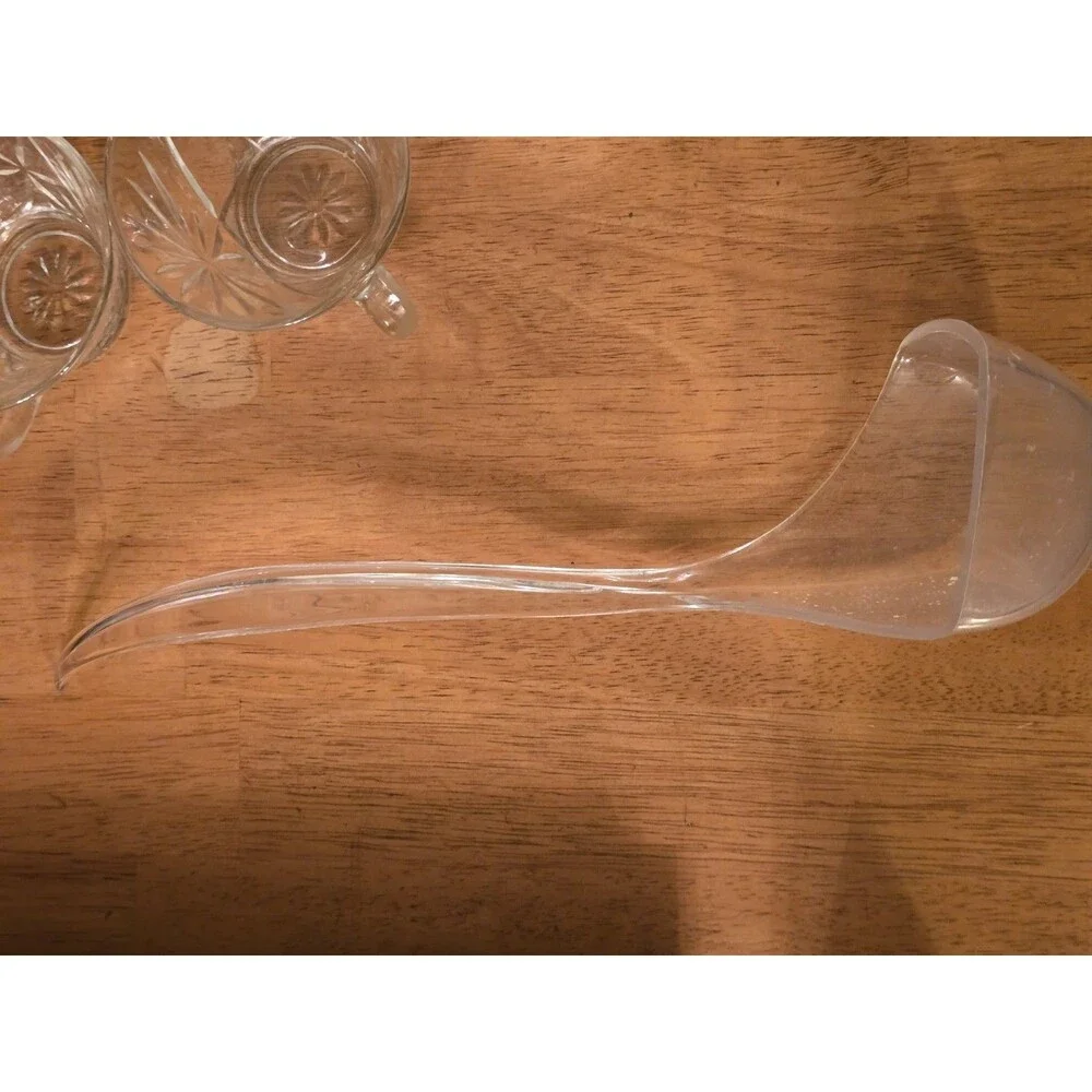 Vtg L.E. Smith Glass Galaxy Punch Bowl Set 12 Cups & Ladle Pinwheel Stars MCM
